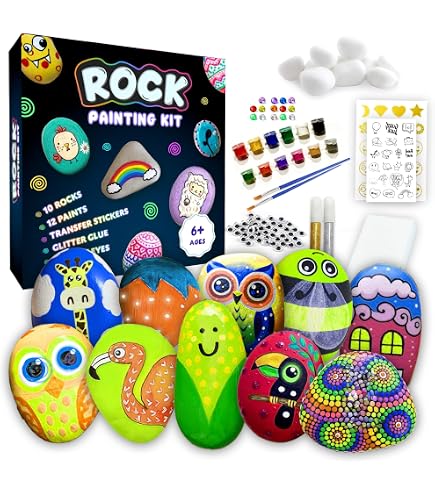 Amazon.com: Mosaic Rock Art Box Set : Toys & Games
